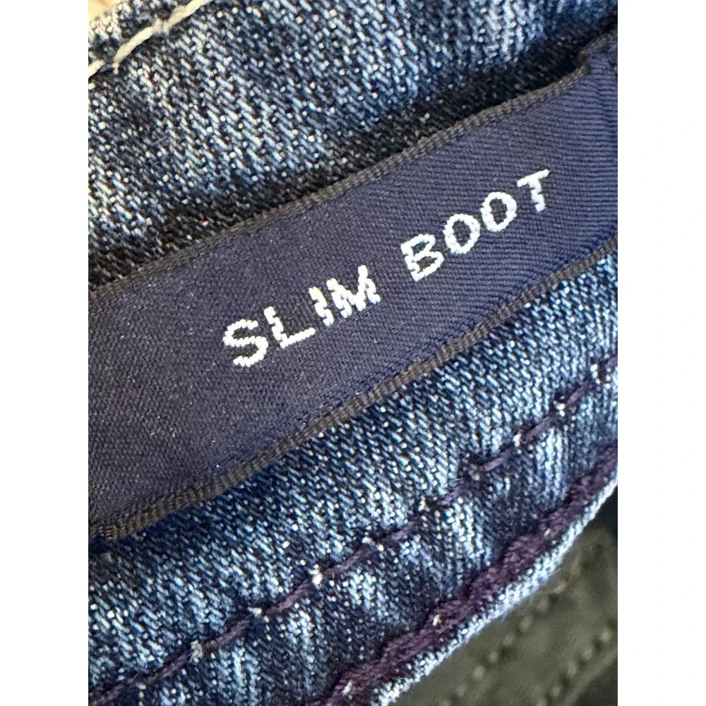 Vigoss Slim Boot Jeans 8 x 32 Heritage Fit Embellished Denim‎ Pants 8x32 Bootcut